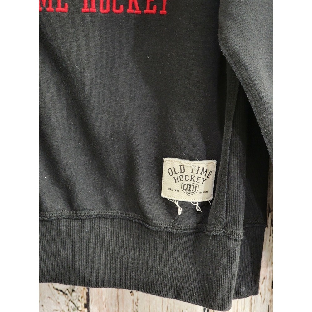 Old Time Hockey Mens M Chicago Blackhawks Retro Pullover Sweatshirt Hoodie - Picture 3 of 8